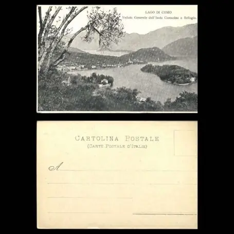 Italie - Lago di Como - Veduta generale dall'Isola Comacina a Bellagio Achetez Aujourd’hui