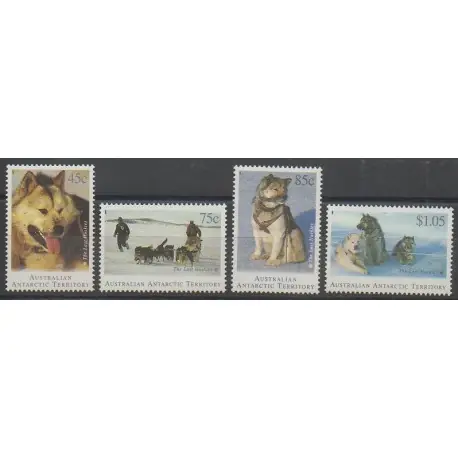 Gros Lot Australie - territoire antarctique - 1994 - No 98/101 - Chiens