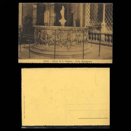Italie - Lucca - Chiesa di S. Frediano - Fonte Battesimale Jusqu’à Épuisement Des Stocks