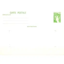 Authentique Timbre de collection France - Entier Postal 1973-CP1