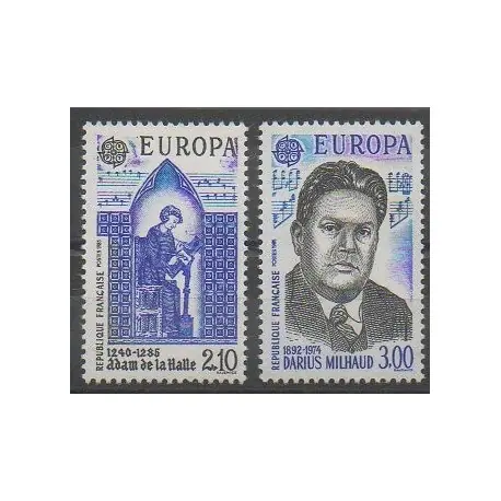 Meilleure Qualité France - Poste - 1985 - No 2366/2367 - Musique - Europa