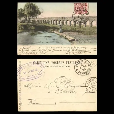 Italie - Rome - Avansi dell'Acquedotto di Claudio Tendance