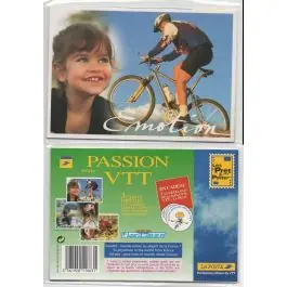 Promotion Timbre de collection France - Entier Postal 2590-CP1 "Passion VTT" - Lot de 3 cartes