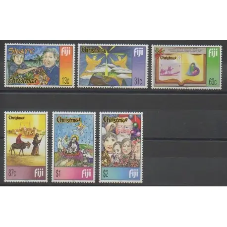 Acheter Direct Fidji - 1999 - No 884/889 - Noël