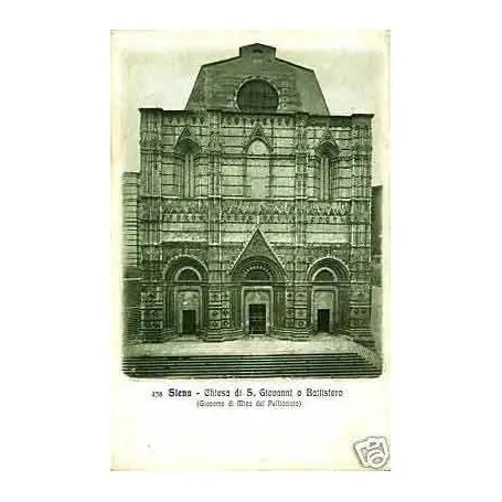 Italie - Siena - Chiesa di S. Giovanni o Battistero Nouvel Arrivage