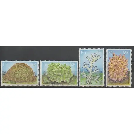 Artisanat Fidji - 1989 - No 603/606 - Animaux marins