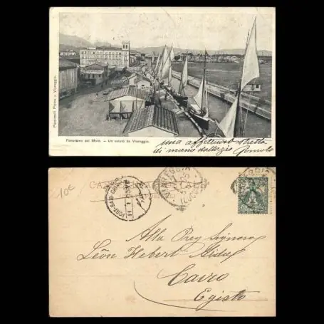 Nouvel Arrivage Italie - Un saluto da Viareggio - Panorama dal Molo - Voiliers