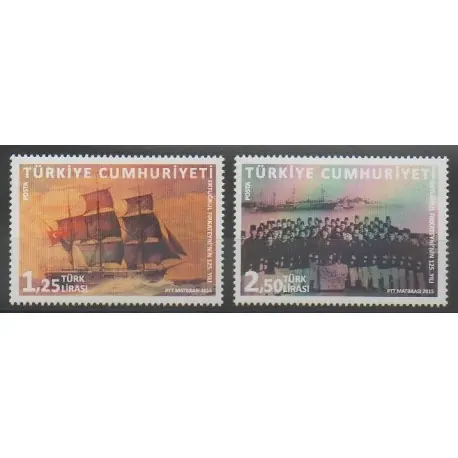 Turquie - 2015 - No 3727/3728 - Navigation Seulement Aujourd’hui