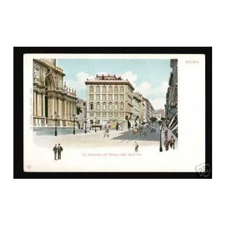 Dernier Modèle ITALIE -ROMA-VIA NAZIONALE COL PALAZZO DELLE BELLE ARTI