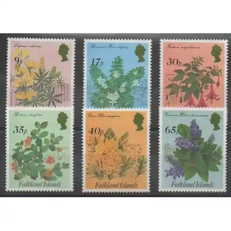 Petit Prix Falkland - 1995 - No 644/649 - Fleurs