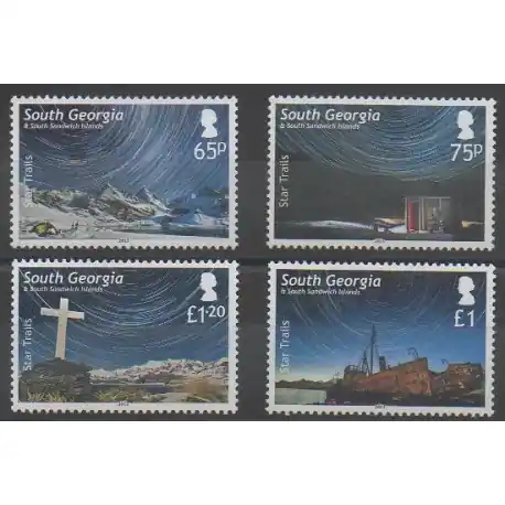Gros Lot Falkland-Géorgie du Sud et Sandwich du Sud - 2013 - No 570/573 - Astronomie