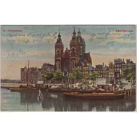 Top Qualité Pays-Bas - Amsterdam - Nicolaaskerk - 1905