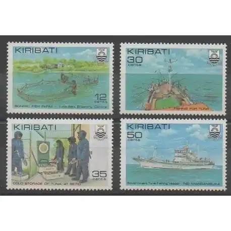 Kiribati - 1981 - No 56/59 - Navigation Quantité Limitée