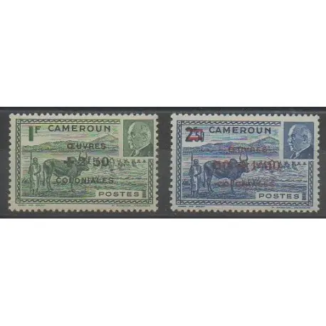 Cameroun - 1944 - No 263/264 Expédié Aujourd’hui