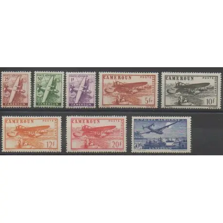 Cameroun - 1943 - No PA22/PA29 Prix Réduit