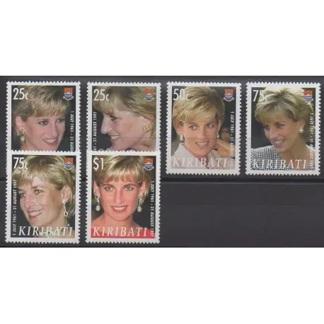 Offre Du Jour Kiribati - 2007 - No 637/642 - Royauté - Principauté