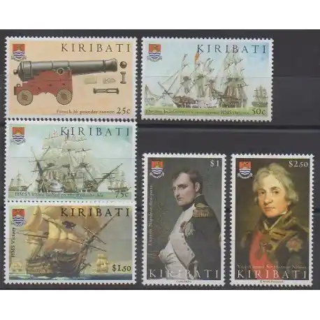 Meilleure Vente Kiribati - 2005 - No 559/564 - Napoléon - Histoire - Navigation