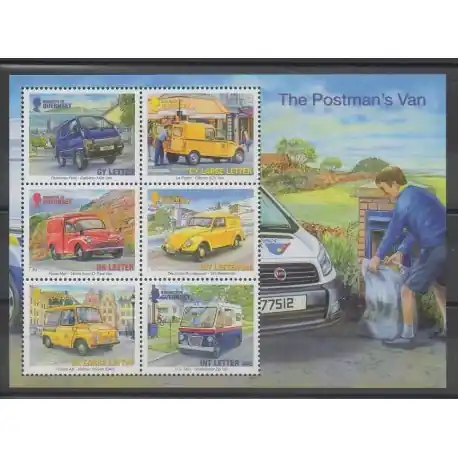 Bon Plan Guernesey - 2013 - No F1427 - Service postal - Voitures - Europa