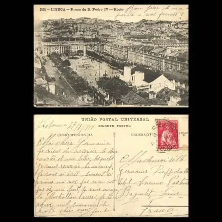 Portugal - Lisboa - Praca de D. Pedro IV - Rocio Livraison Mondiale