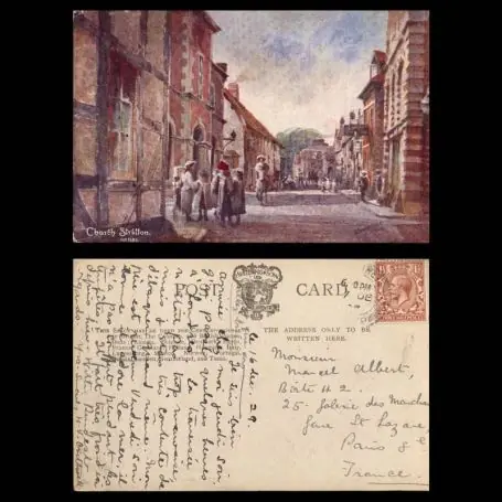 GB - Church Stretton - Une rue animee Super Prix