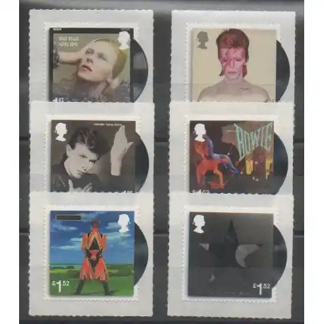 Livraison Mondiale Grande-Bretagne - 2017 - No 4411/4416 - Musique