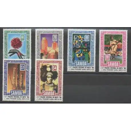 Prix Choc Samoa - 1996 - No 842/847 - Art