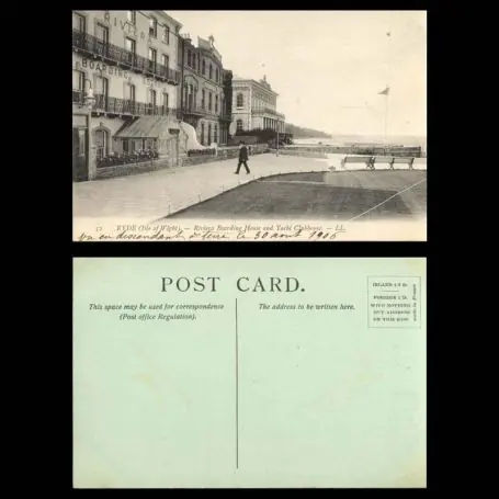 GB - Isle of Wight - Ryde - Riviera Boarding House and Yacht Clubhouse Expédition Rapide