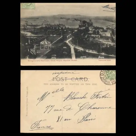 GB - Kingstown Harbour from Royal Marine Hotel Haute Qualité