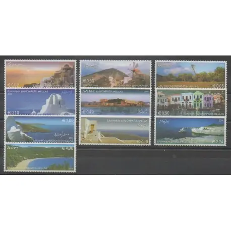 Marque Grèce - 2004 - No 2241/2250 - Sites