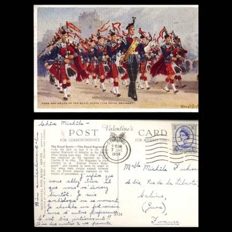 GB - Pipes and Drums of the royal scots Prix Choc