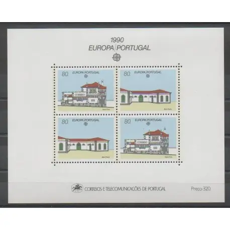Portugal - 1990 - No BF72 - Service postal - Europa Offre Du Jour