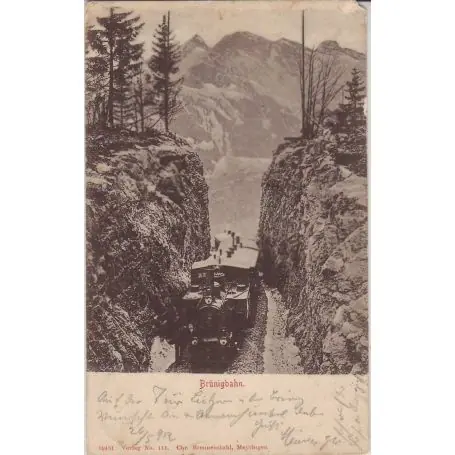 Haute Qualité Suisse - Brunigbahn - Train de montagne
