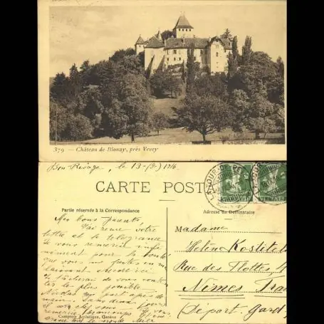 Suisse - Chateau de Blonay pres Vevey Soldes