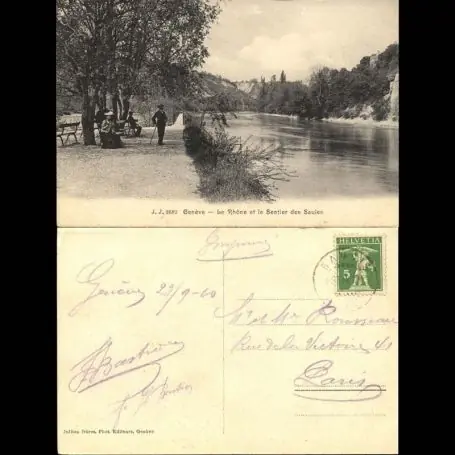 Usine Directe Suisse - Geneve - Le Rhone et le sentier des saules