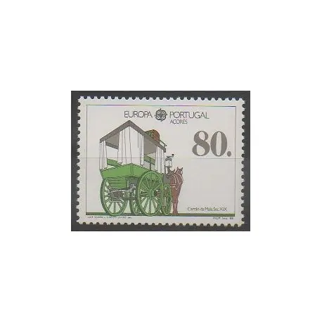 Paiement Sécurisé Portugal (Açores) - 1988 - No 379 - Transports - Europa