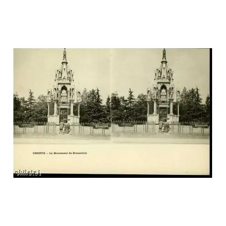 SUISSE - GENEVE - MONUMENT DE BRUNSWICK Solde