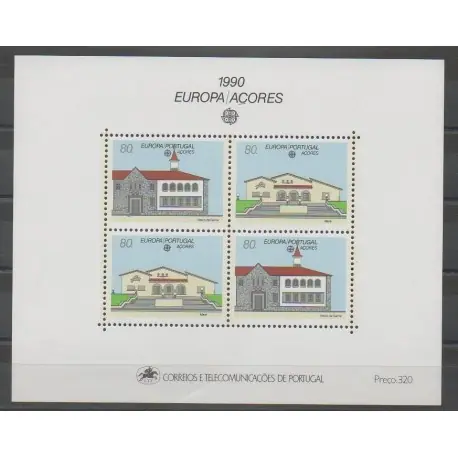 Portugal (Açores) - 1990 - No BF11 - Service postal - Europa Livraison Mondiale