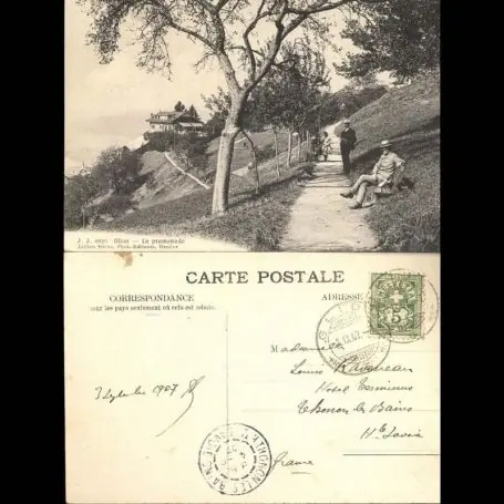 Suisse - Glion - La promenade Authentique