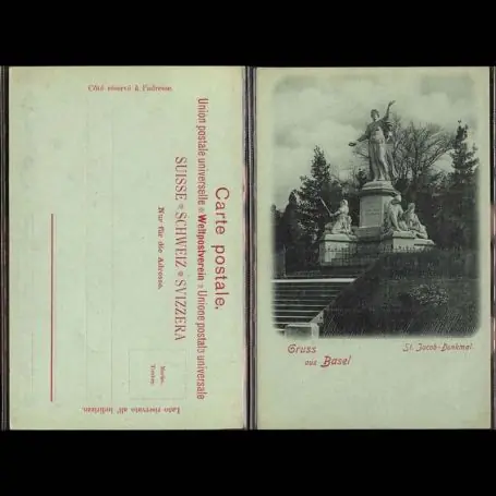 Super Prix Suisse - Gruss aus Basel - ST. Jacob Denkmal