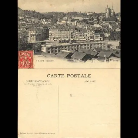 Suisse - Lausanne - Vue generale 2 Seulement Aujourd’hui