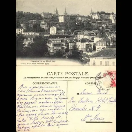 Suisse - Lausanne vu de Montriond Prix Bas