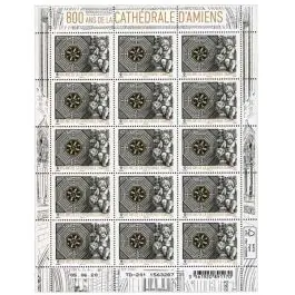 Timbre de collection France - Feuillets de France F005 "Cathdrale d'Amiens" Top Vente