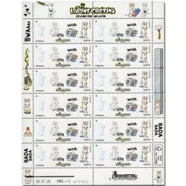 Dernier Modèle Timbre de collection France - Feuillets de France F006 "Les Lapins crtins"