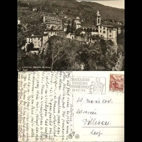 Suisse - Locarno - Madonna del Sasso Expédié Aujourd’hui