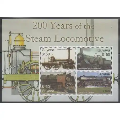 Guyana - 2004 - No 5770/5773 - Chemins de fer Nouvel Arrivage