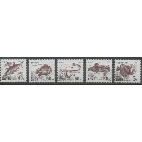 CdN - 1995 - No 2598/2602 - Animaux marins - Oblitéré En Vogue