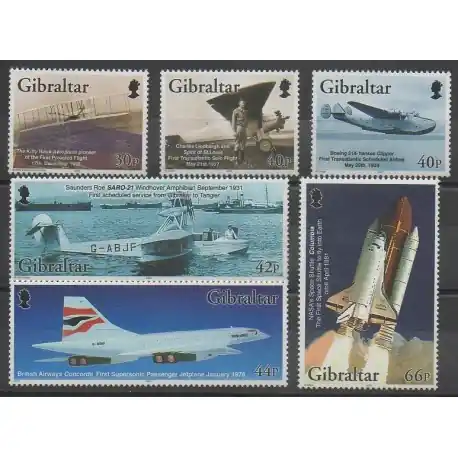 Gibraltar - 2003 - No 1037/1042 - Aviation Vente Directe
