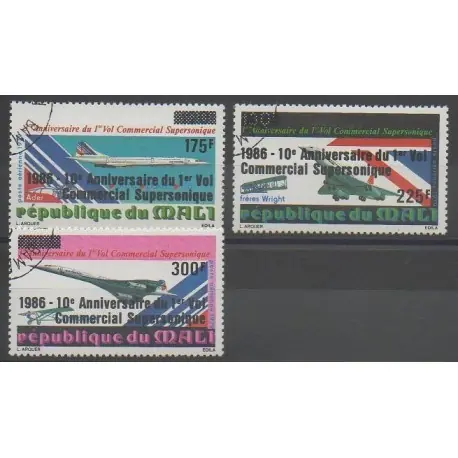 Mali - 1986 - No PA520/PA522 - Aviation - Oblitéré Must-Have