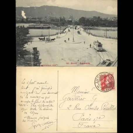 Suisse - Zurich - Quaibrucke - Tramways Achetez Aujourd’hui