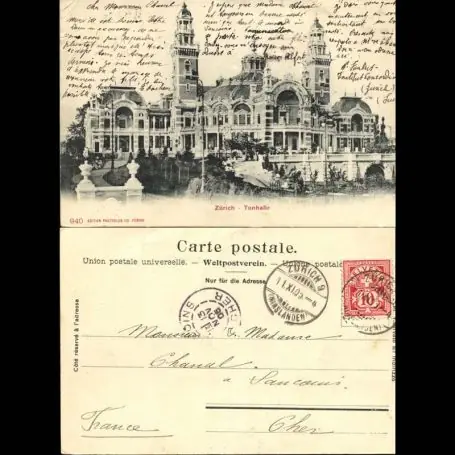 Acheter En Ligne Suisse - Zurich - Tonhalle - 1905